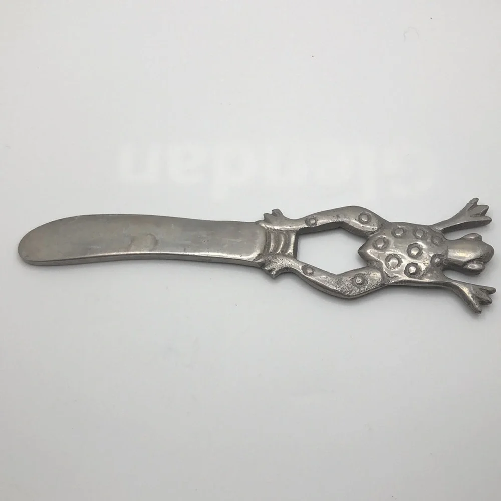 Cheese Spreader/Butter Knife with Frog Handle